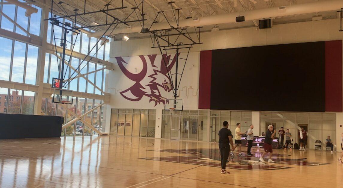 The Hoag Pavillion’s practice gym, pictured above. (Jack Bergamini / Heights Editor)