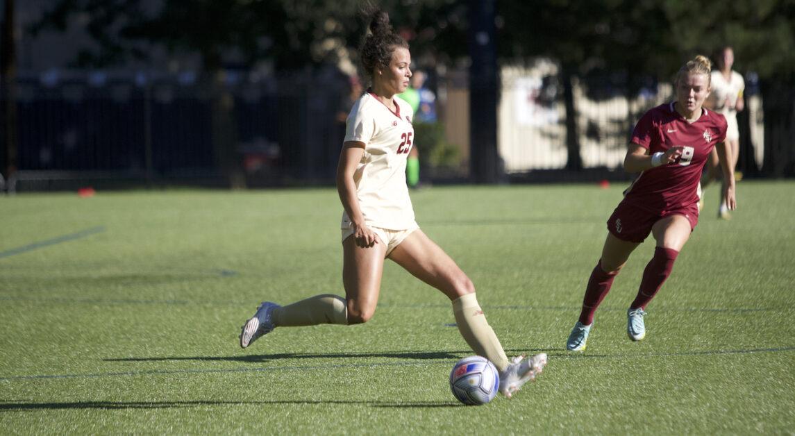 BC had four total shots compared to Florida State’s 24. (Heights Archives)