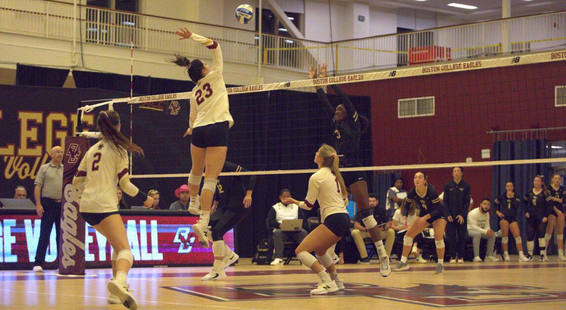 BC registered 39 total kills in Friday’s loss(Owen Bienen / Heights Contributor)