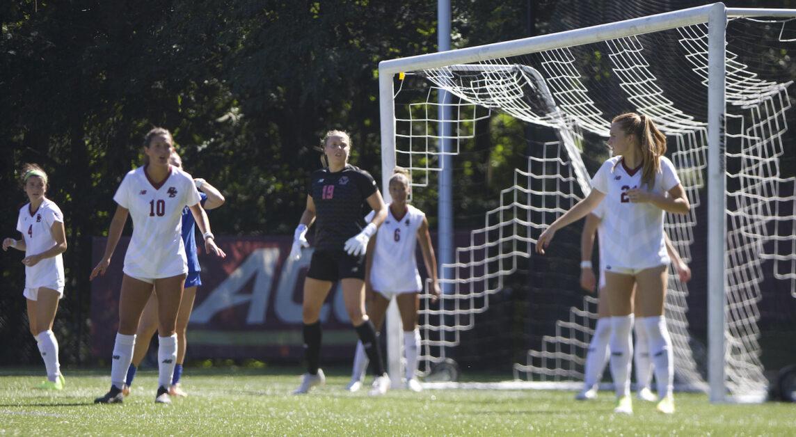 BC totaled nine shots in Sunday's 1–1 tie. (Paul Criado / Heights Staff)