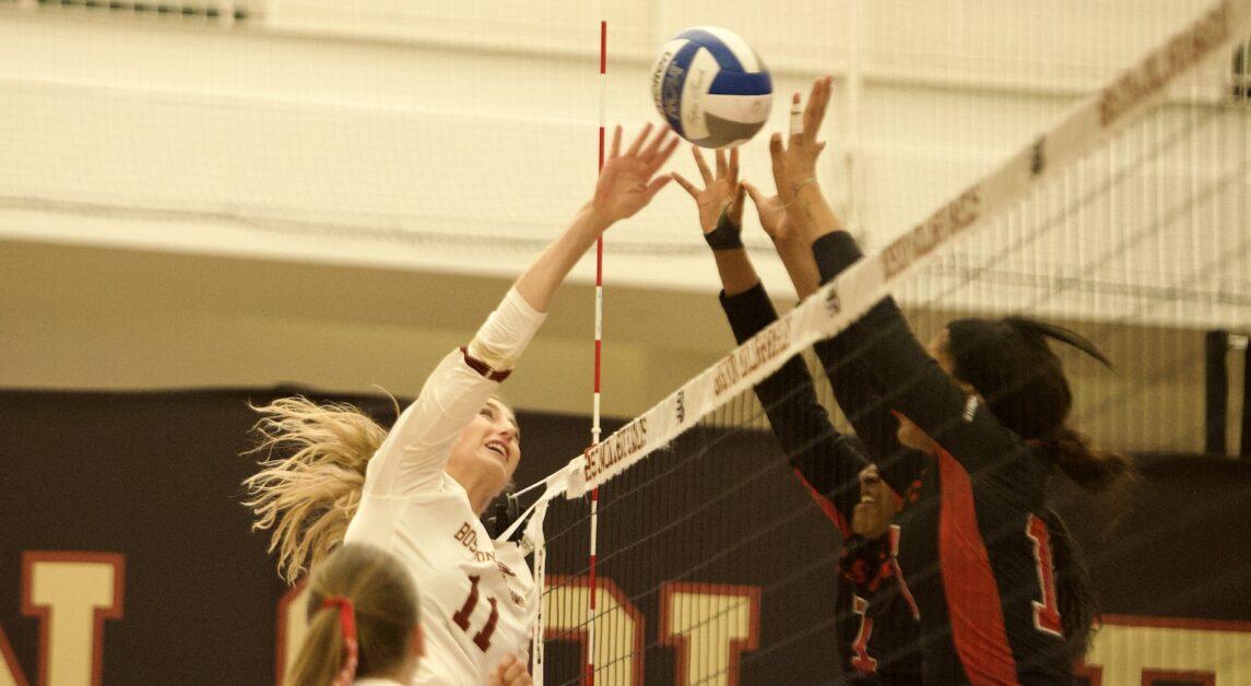 BC recorded 21 errors in Friday's loss. (Aditya Rao / Heights Staff)