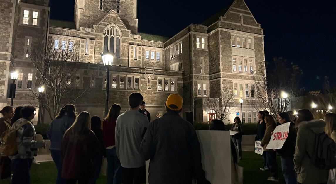 CJBC Holds Protest Encouraging BC to Divest From Fossil Fuels