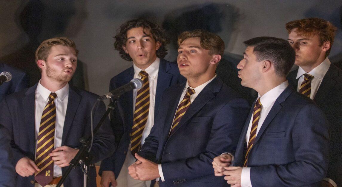 The Heightsmen Perform to Jam-Packed Crowd at Fall Café 