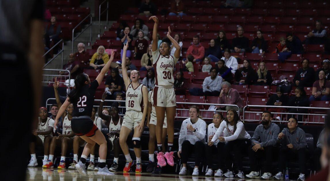 BC shot 21.1 percent from the field in the fourth quarter. (Emily Ahern / Heights Staff)