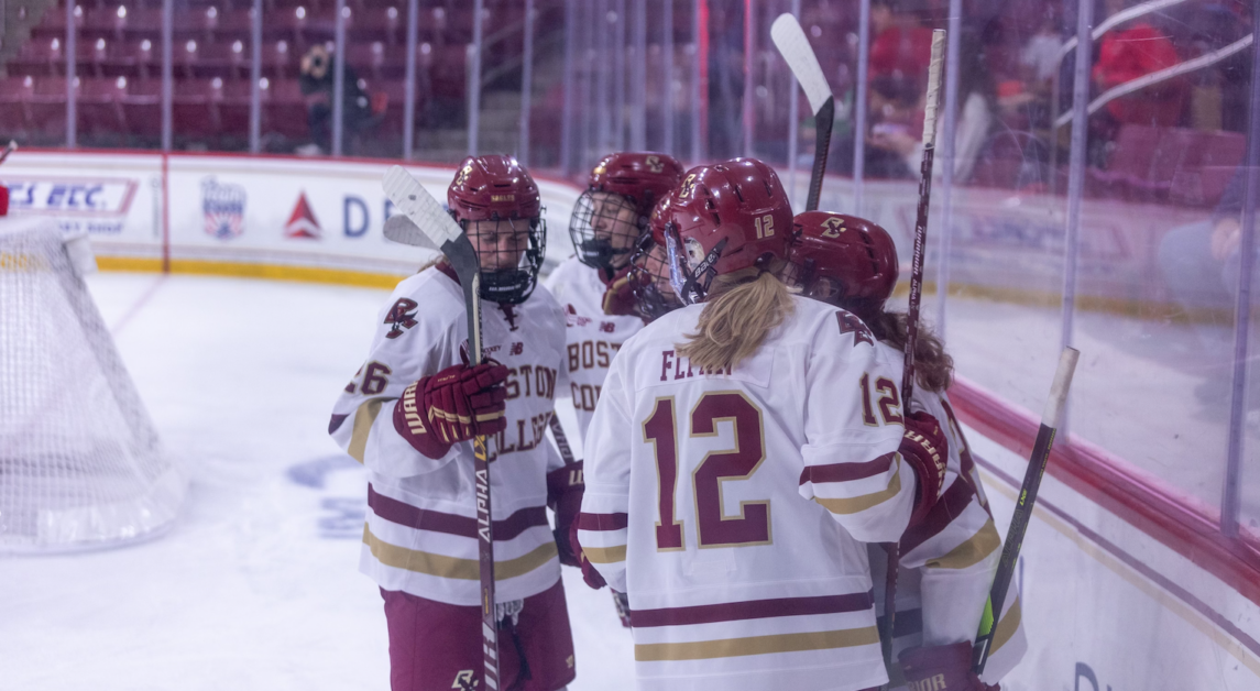 BC tallied 30 shots in the loss. (Sarah Fleming/ Heights Staff)