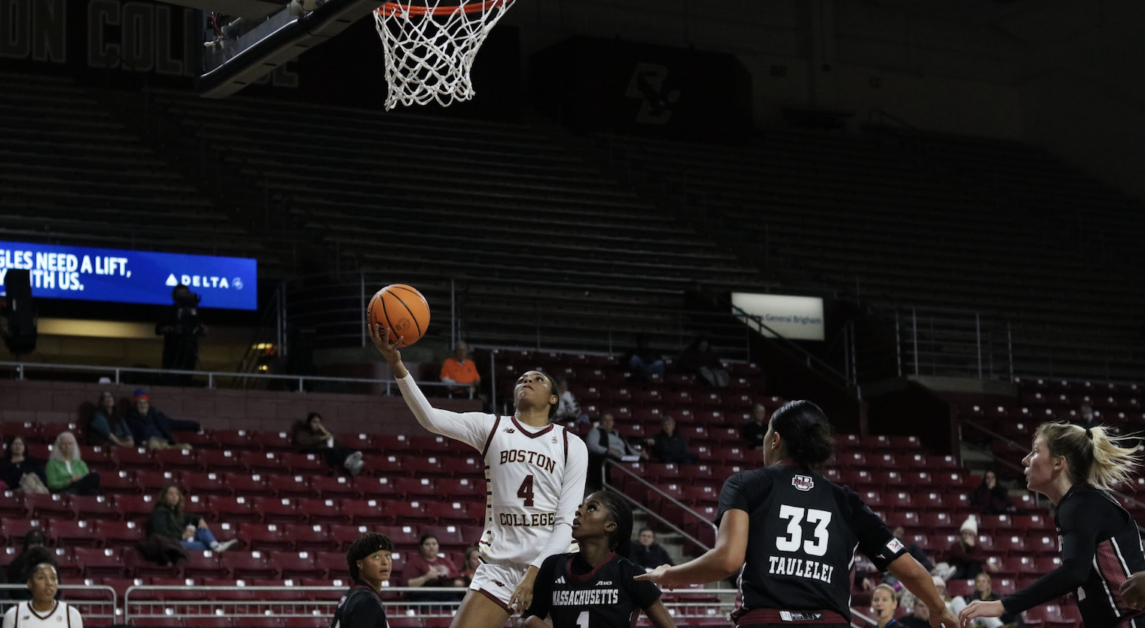 BC Tallies Season-High in Points With 95–57 Win Over UMass 