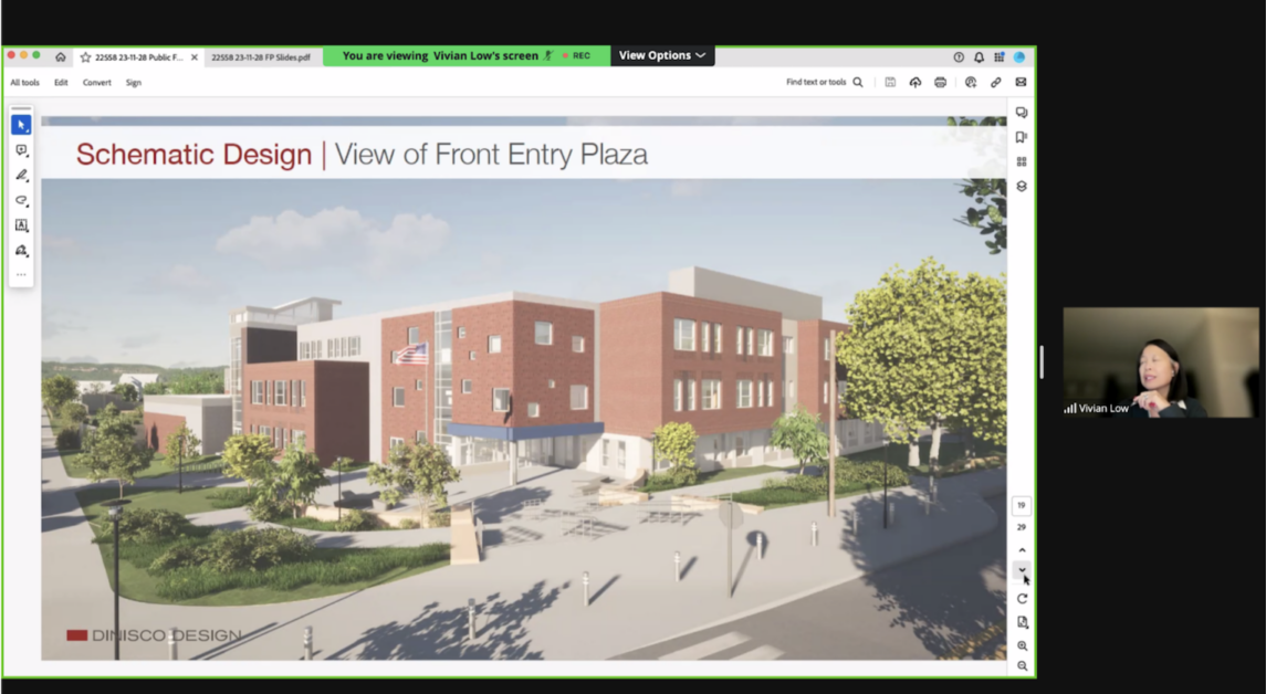 Some residents expressed concern with anticipated traffic patterns as a result of the current design plan. (Genevieve Morrison / For the Heights)