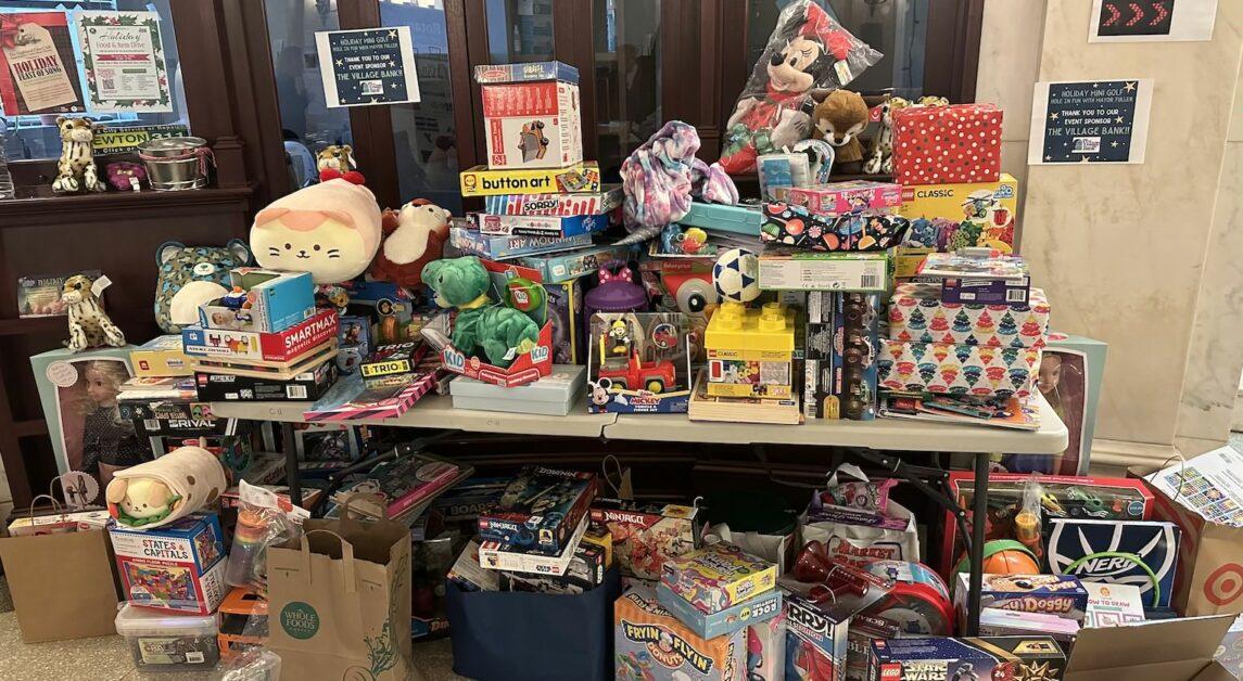 The Holiday Gift Drive is a collaboration between The Village Bank and Newton’s Department of Health and Human Services. (Brooke Ghaly / For The Heights)