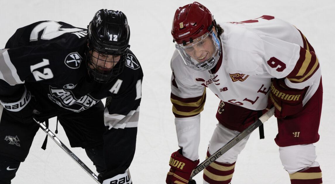 BC scored four goals in under four minutes in the second period of the game. (Paul Criado / Heights Staff)