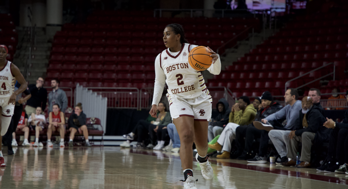 The loss marked BC’s largest point differential of the season. (Owen Bienen / Heights  Staff)