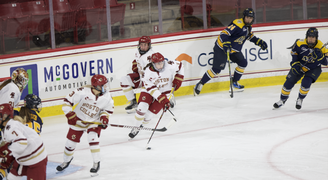 Molly Jordan tallied four points with two goals and two assists. (Owen Bienen / Heights Editor)