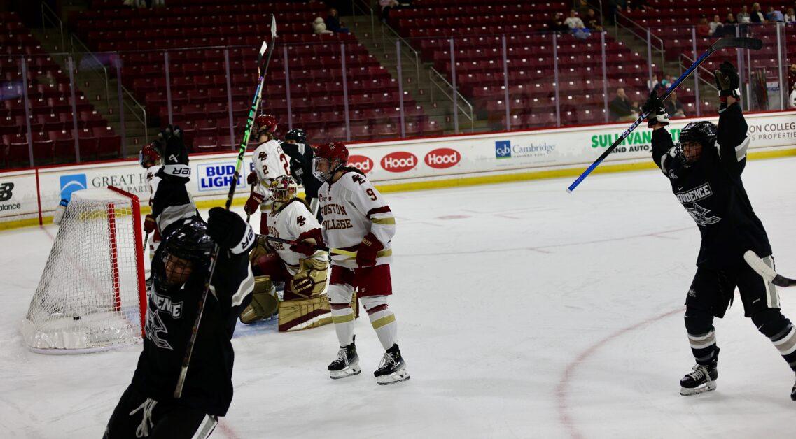 Providence outshot BC 30 to 28 in shots on goal. (Victor Stefanescu / Heights Senior Staff) 