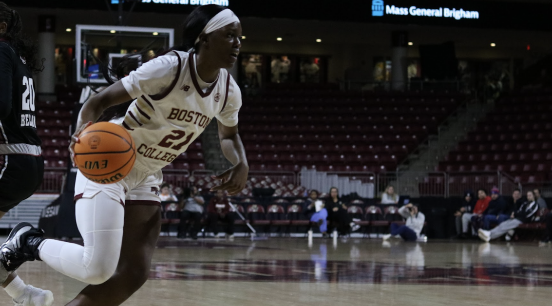 BC remains winless on the road in conference play. (Sarah Fleming / Heights Staff) 