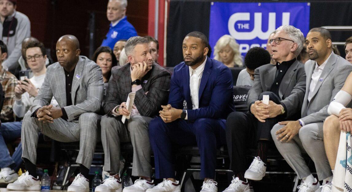 BC basketball’s Black assistant coaches seek to add to the ACC’s recent hiring progress by shaping both Eagles’ squads into bona fide contenders in the storied conference. (Callie Oxford / Heights Editor)