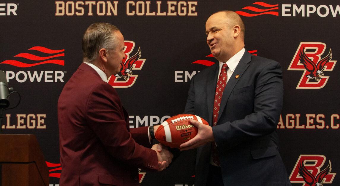 Bill O’Brien was hired as BC’s 37th head coach last Friday. (Victor Stefanescu / Heights Senior Staff)
