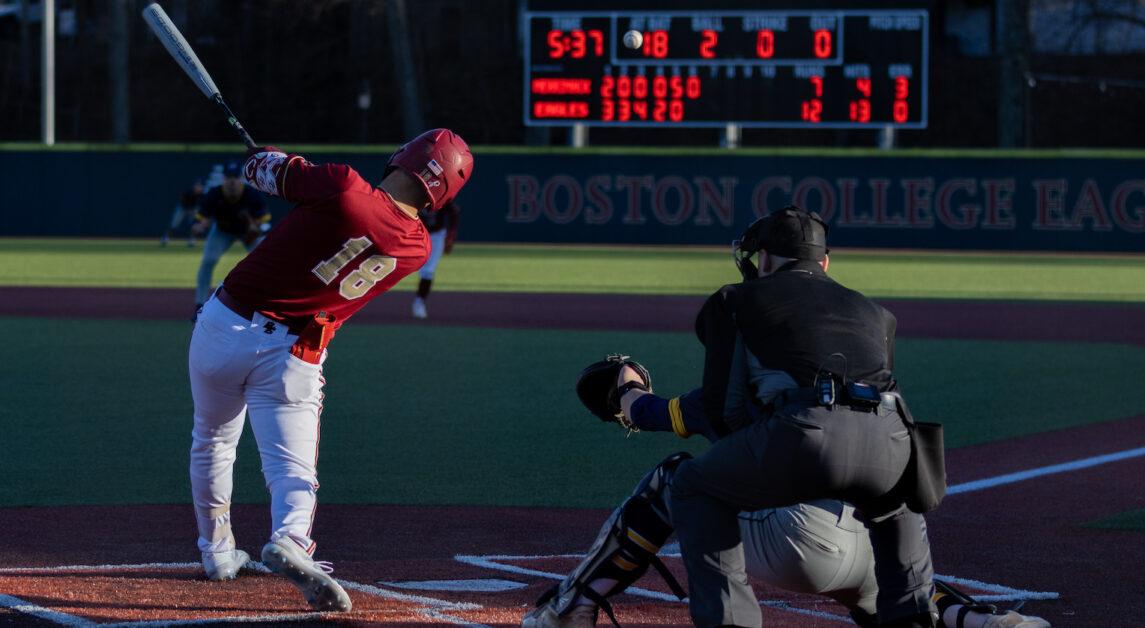 BC has scored 33 runs in its last two games. (Kellen Davis / Heights Staff)