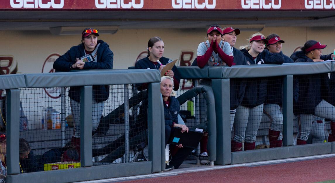BC lost its first ACC series of the year to Virginia. (Kenneth Chen / Heights Staff)