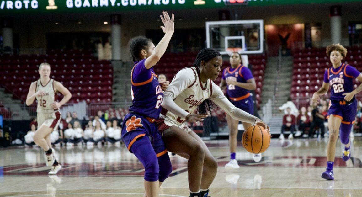 In BC's matchup against Clemson, the Eagles forced 20 turnovers and tallied 26 points off of turnovers. ( Alina Chen / Heights Staff)