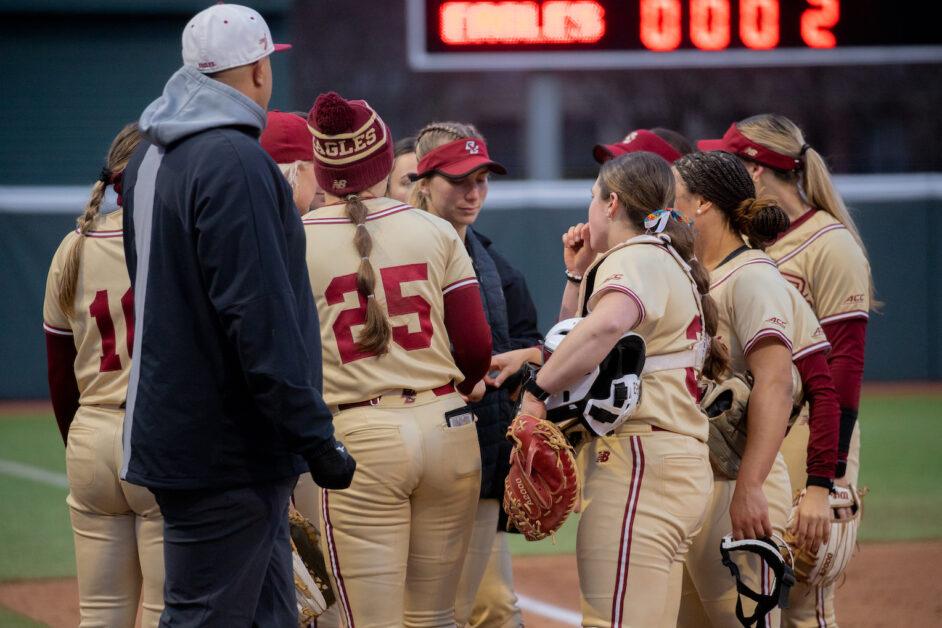 BC earned its first program win over Clemson in the series. (Emily Ahern / Heights Staff)