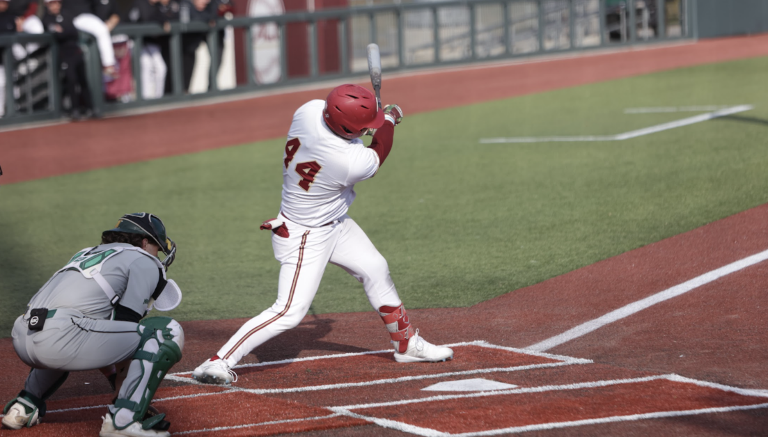 Nick Wang tallied four hit and five RBI. (Sarah Fleming / Heights Editor) 