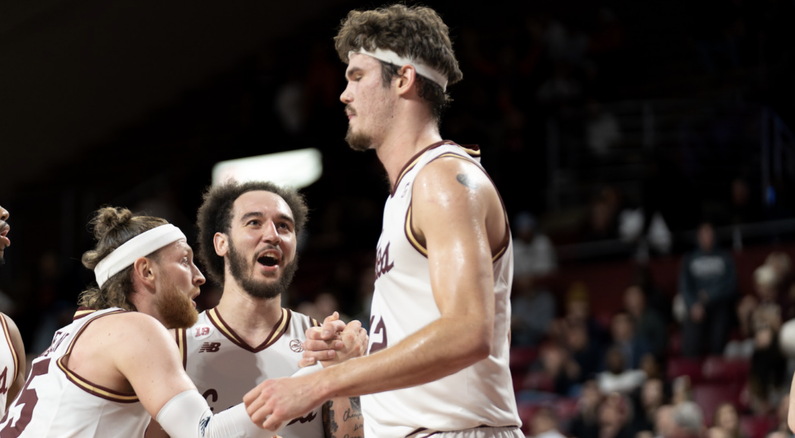 Quinten Post finished the game with 30 points and 12 rebounds. (Paul Criado / Heights Staff) 