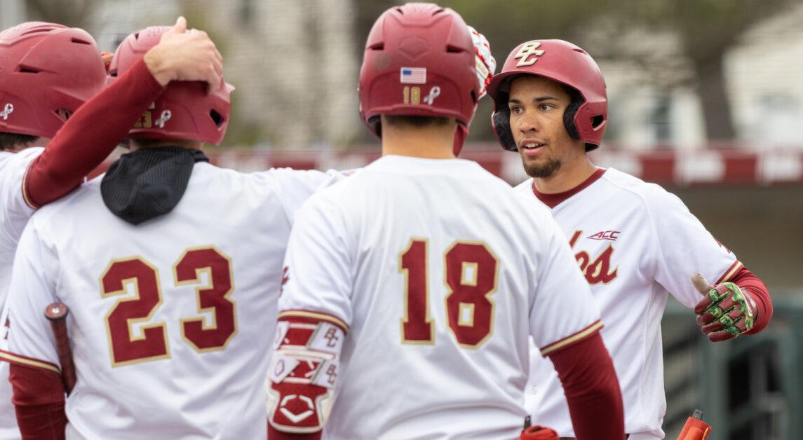 BC tallied 12 hits in its win over UConn. (Kellen Davis / Heights Staff)