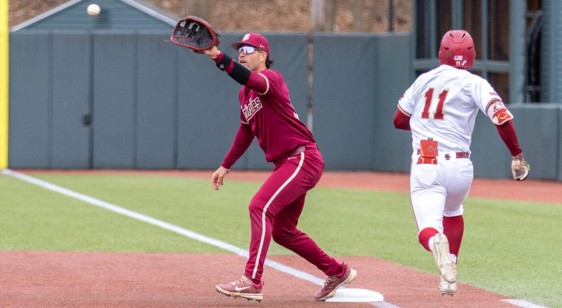 BC tallied six hits in the loss. (Kellen Davis / Heights Staff)