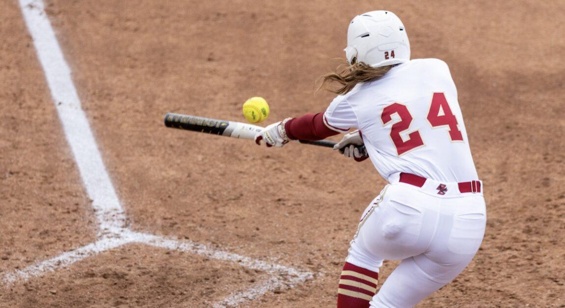 In BC's five-inning win against Bryant, the Eagles tallied a home run in every inning but the second. (Heights Staff / Kellen Davis)