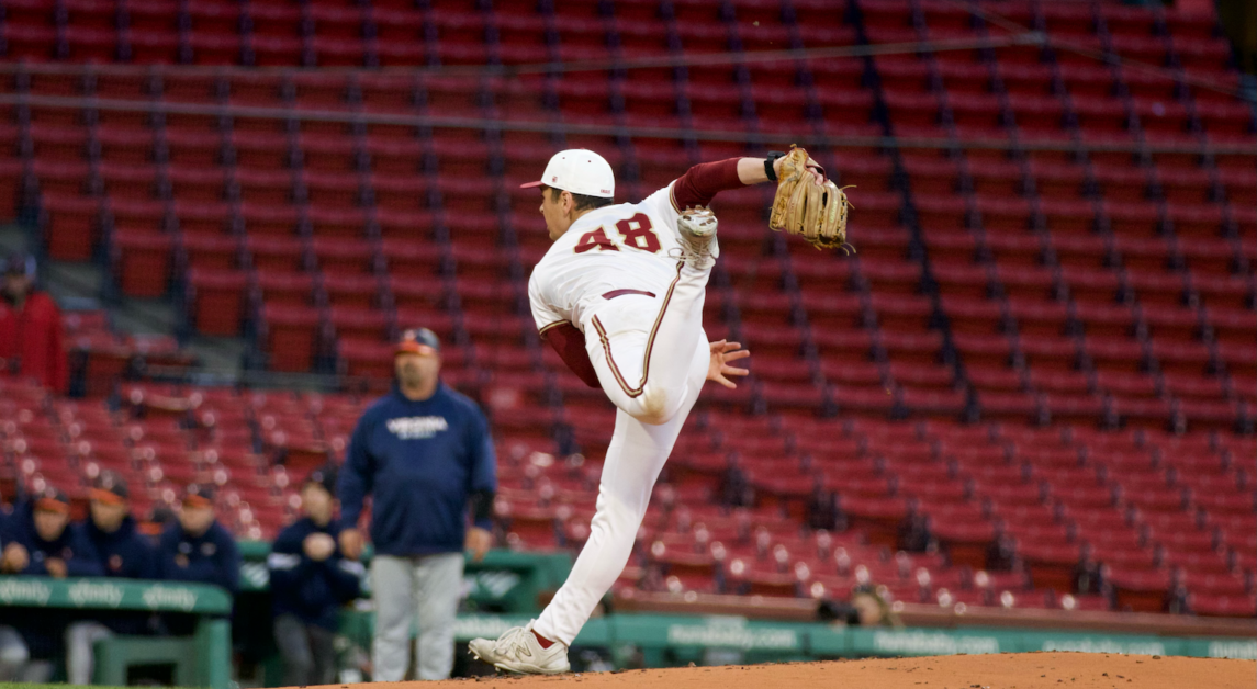 BC held Virginia scoreless for the first seven innings of the game. (Callie Oxford / Heights Editor)