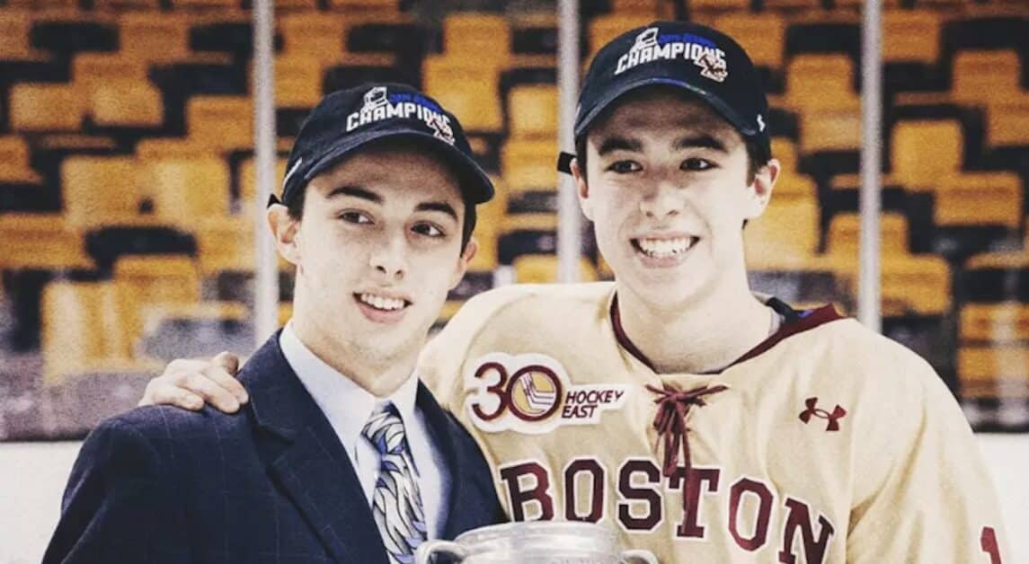 Johnny was 31 and Matthew was 29. (Photo courtesy of BC Athletics)