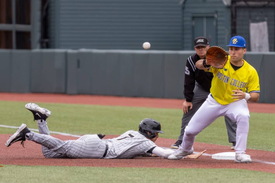 Kyle Wolff led Boston College baseball with 62 hits in a team-leading 197 at-bats in 2024, read about his journey to becoming one of the top hitters for the Eagles.