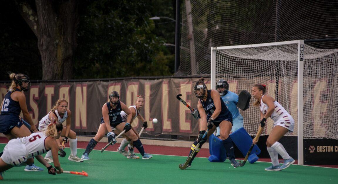 The No. 14 Eagles tallied three goals in its matchup against the Friars. (Emily Ahearn / Heights Editor)