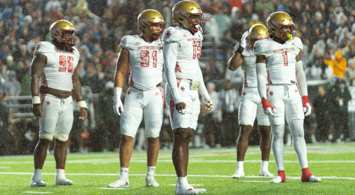 The Eagles defeated MSU 23–19 last week. (Paul Criado / Heights Staff)