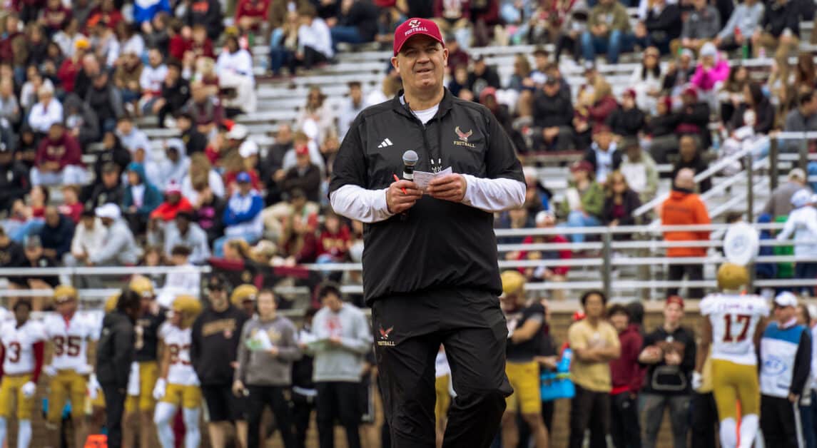 BC finished the 2023 season 7-6 with a bowl-game victory. (Owen Bienen / Heights Editor)