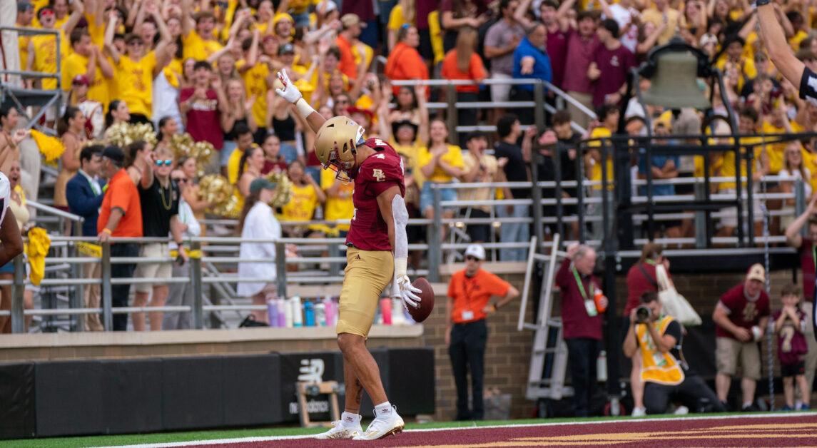 No. 24 BC and No. 6 Mizzou will be Saturday's only top-25 matchup. (Chris Ticas / Heights Editor)
