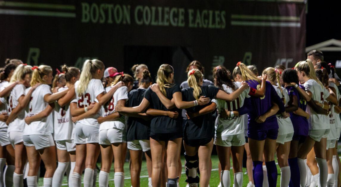 BC scored both of its goals within 1:01 of one another. (Sarah Fleming / Heights Editor)