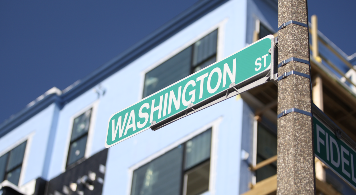 The development on 41 Washington Street would consist of 16 housing units and four of them would be affordable. (Photo Courtesy of Heights Archives)
