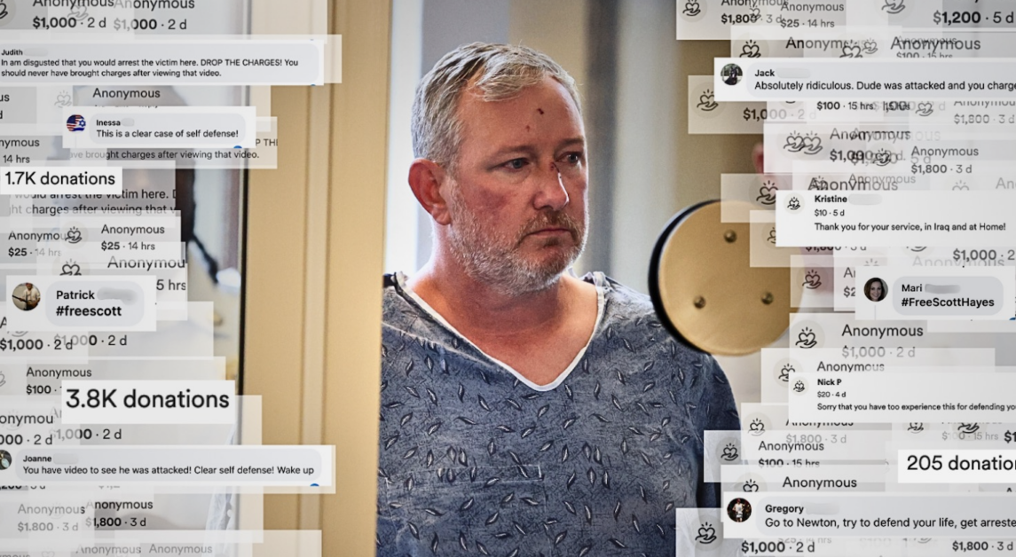  A GoFundMe has raised more than $250,000 for Hayes’ legal defense.(Will Martino / Heights Editor, Source: Associated Press)
