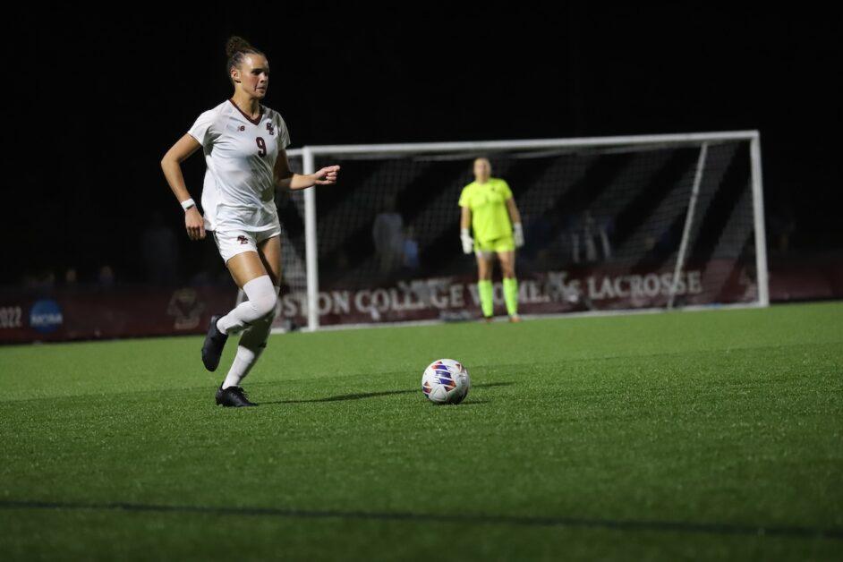 Paige Peltier scored two goals for the Eagles. (Emily Ahern / Heights Editor) 