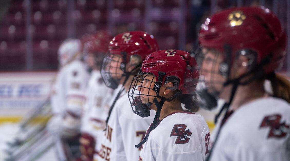 BC scored its first power-play goal of the season in the game. (Chris Ticas / Heights Editor)