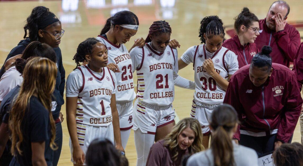 Teya Sidberry led BC with 18 points. (Ellie El-Fishawy / Heights Staff)