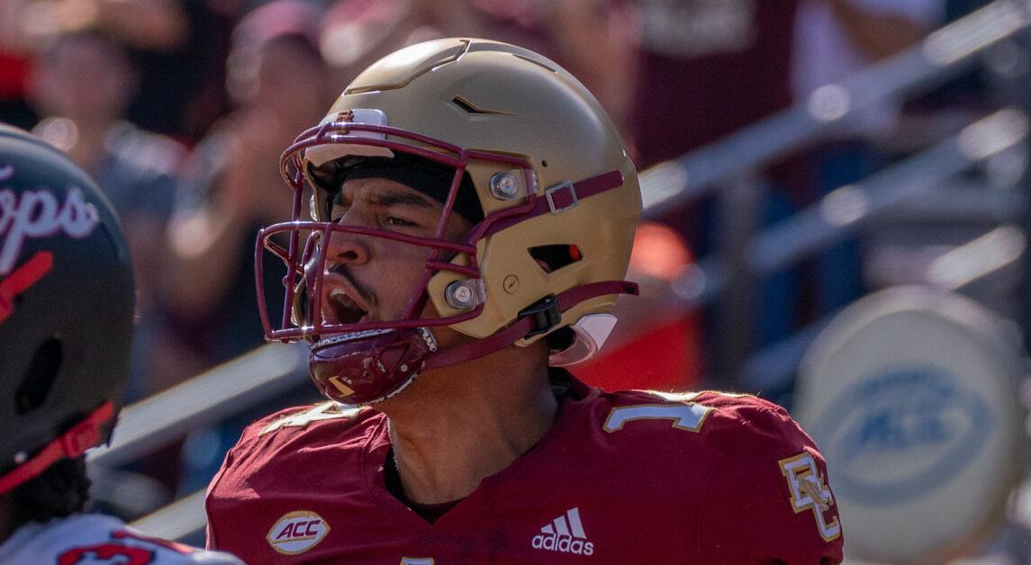 BC won its last matchup against SMU in last year’s Fenway Bowl. (Chris Ticas / Heights Editor) 