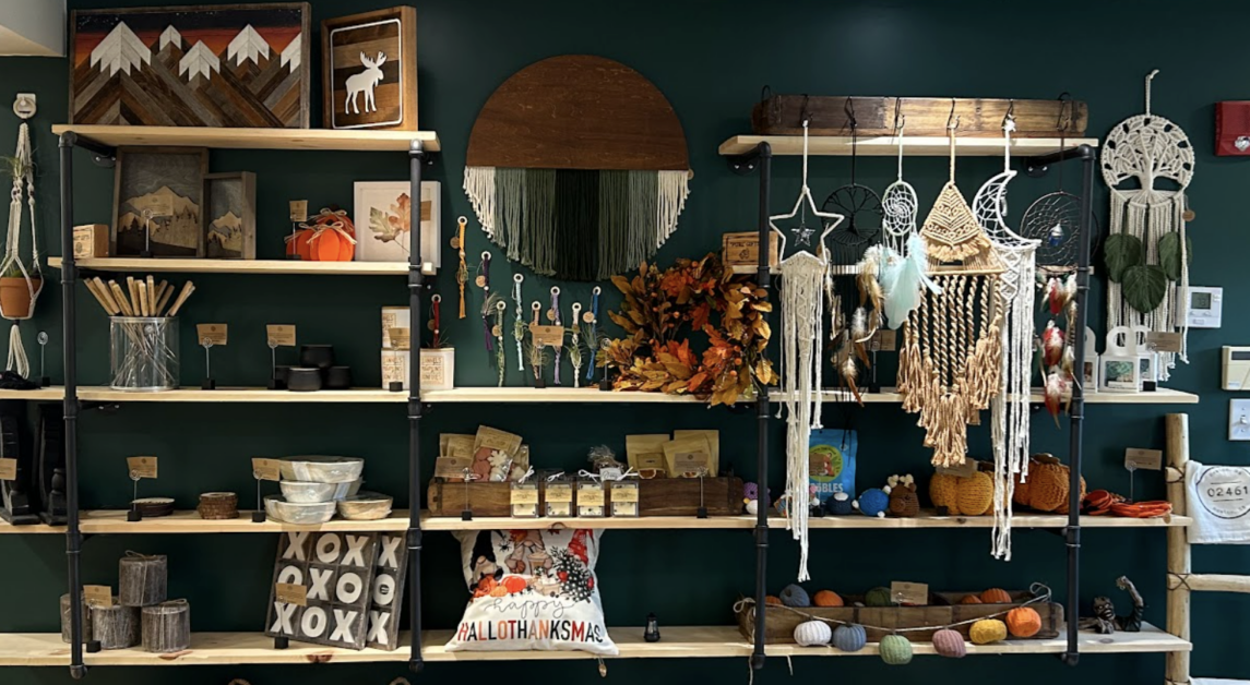 Herman opened the craft store in Newton Highlands last week. (Riley Del Sesto / For The Heights)