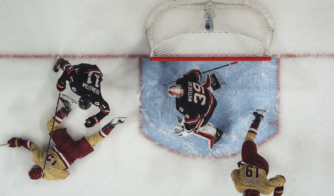 Ryan Leonard’s score extended his goal streak to six games. (Henry Hurd / Heights Staff)