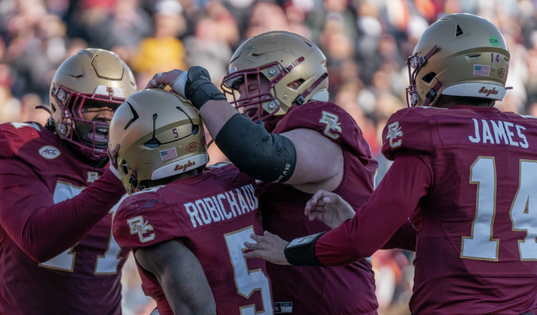 BC is currently 5–5, and needs a sixth win to attain bowl eligibility. (Chris Ticas / Heights Editor) 