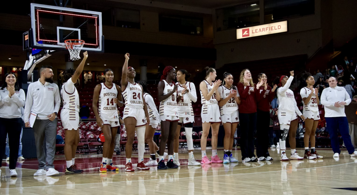BC opens its season on Monday night against Lafayette at home. (Owen Bienen / Heights Editor) 