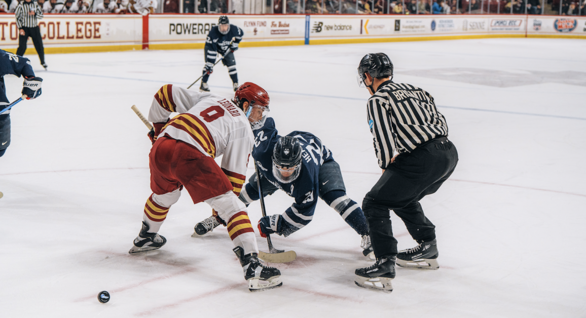 BC went 0-for-5 on its power play chances in the matchup. (Henry Hurd / Heights Staff)
