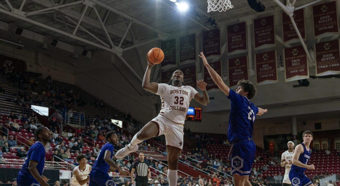Chad Venning, pictured, led the Eagles in scoring with 13 points. (Chris Ticas / Heights Editor) 