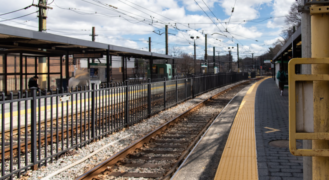 Reconstructing the Newtonville station will cost $50 million, according to the MBTA. (Nicole Vagra / Heights Archives)