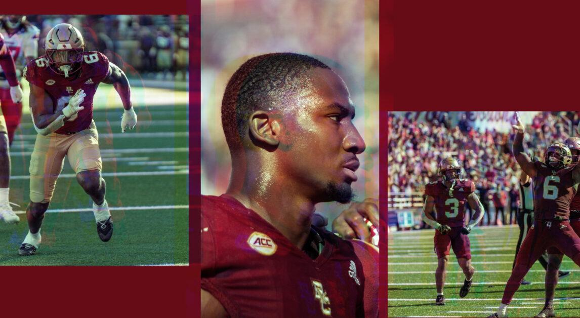 Ezeiruaku finished the season as the nation’s leader in sacks, earning recognition as 2024’s ACC Defensive Player of the Year (Graphic by Sourabh Gokarn / Heights Editor) 